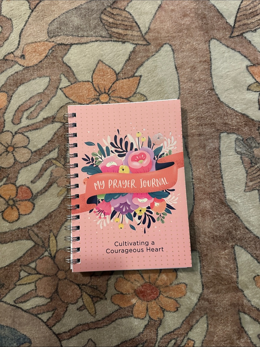 Marshalls Pink Floral "My Prayer Journal" Spiral Notebook